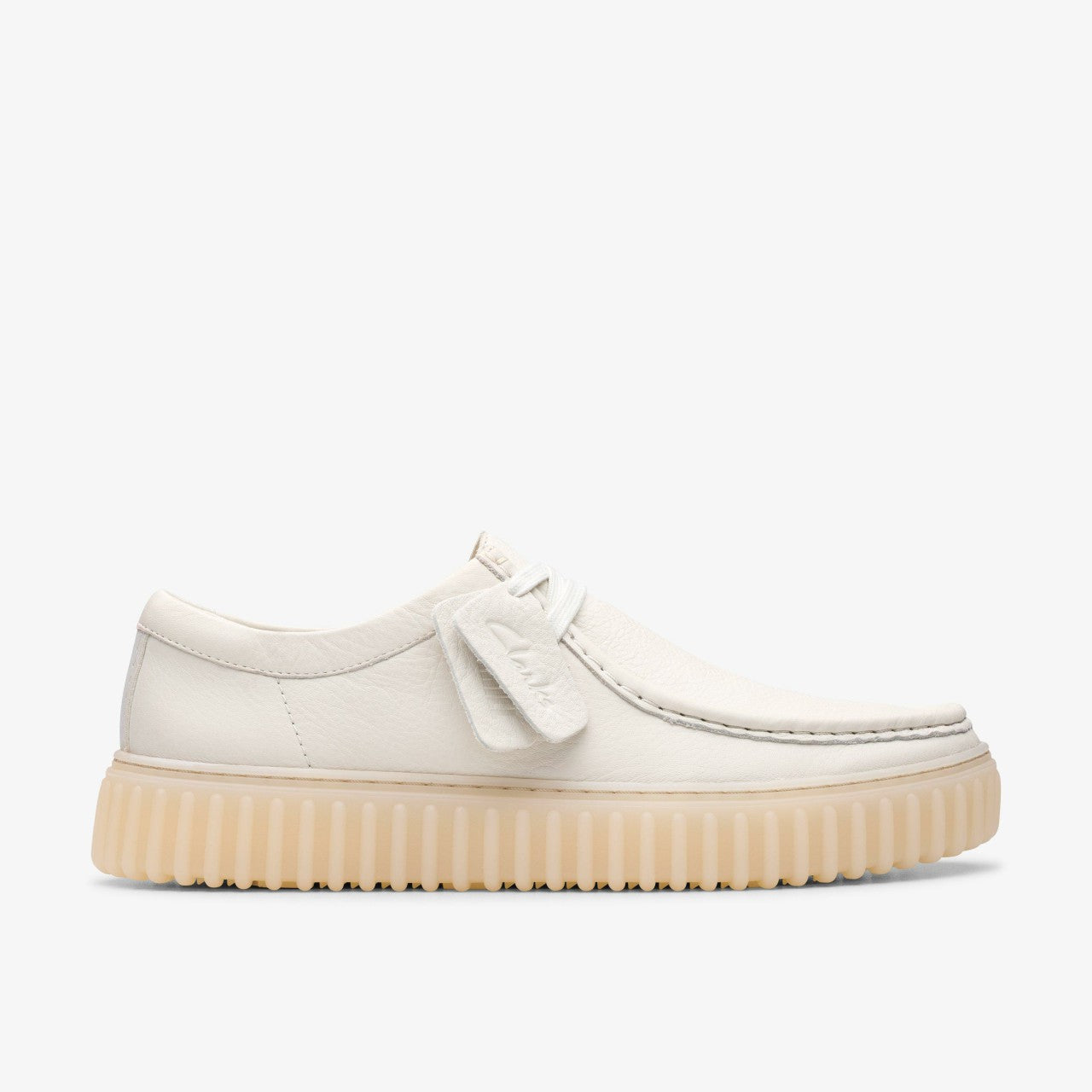 Torhill Lo White Leather | Clarks outlet - Men