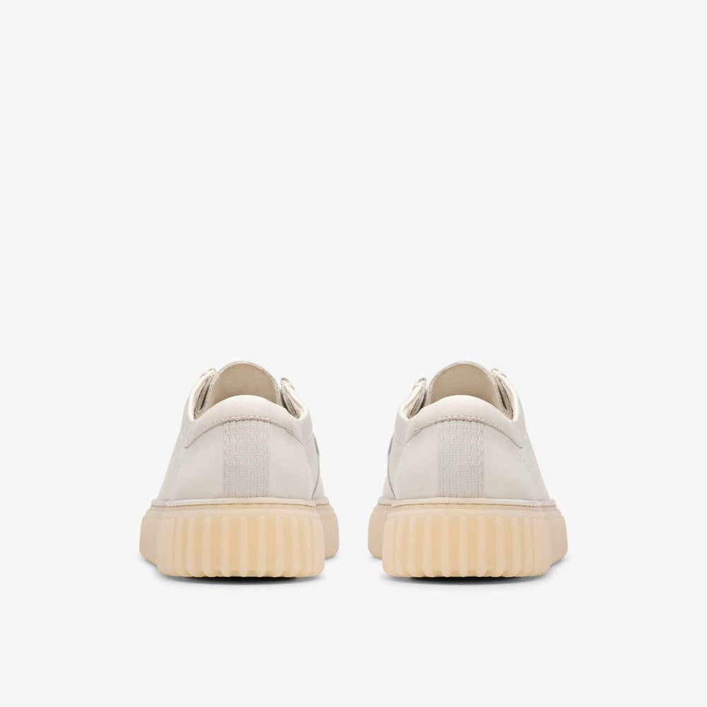 Torhill Lo White Leather | Clarks outlet - Men