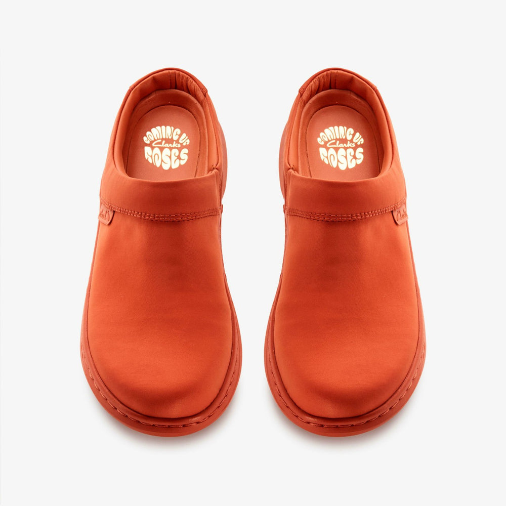 Martine Rose Clog 2 Womens Orange Textile | Clarks outlet - Women
