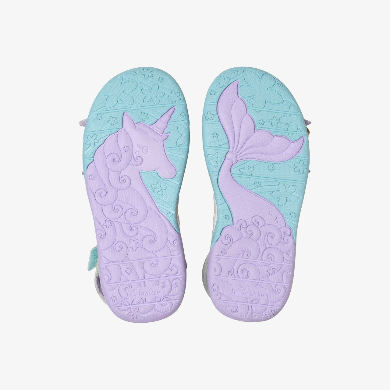 Osian Spark Kid Purple Metallic | Clarks online - Kids