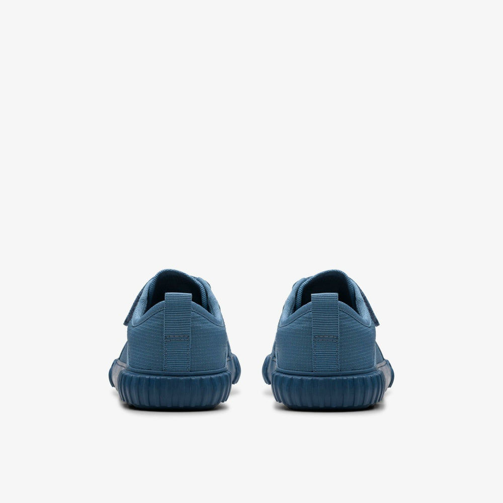 Foxing Stitch Kid Blue Fabric | Clarks for sale - Kids
