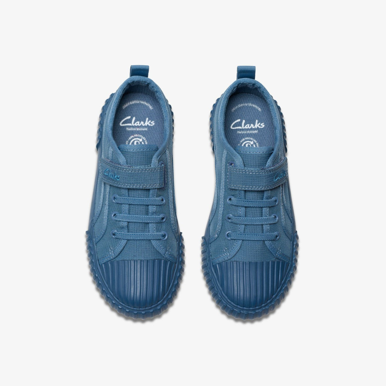 Foxing Stitch Kid Blue Fabric | Clarks for sale - Kids