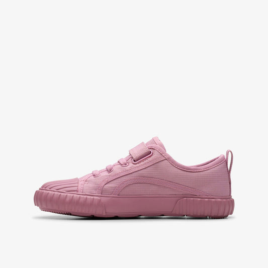 Foxing Stitch Kid Pink Fabric | Clarks for sale - Kids