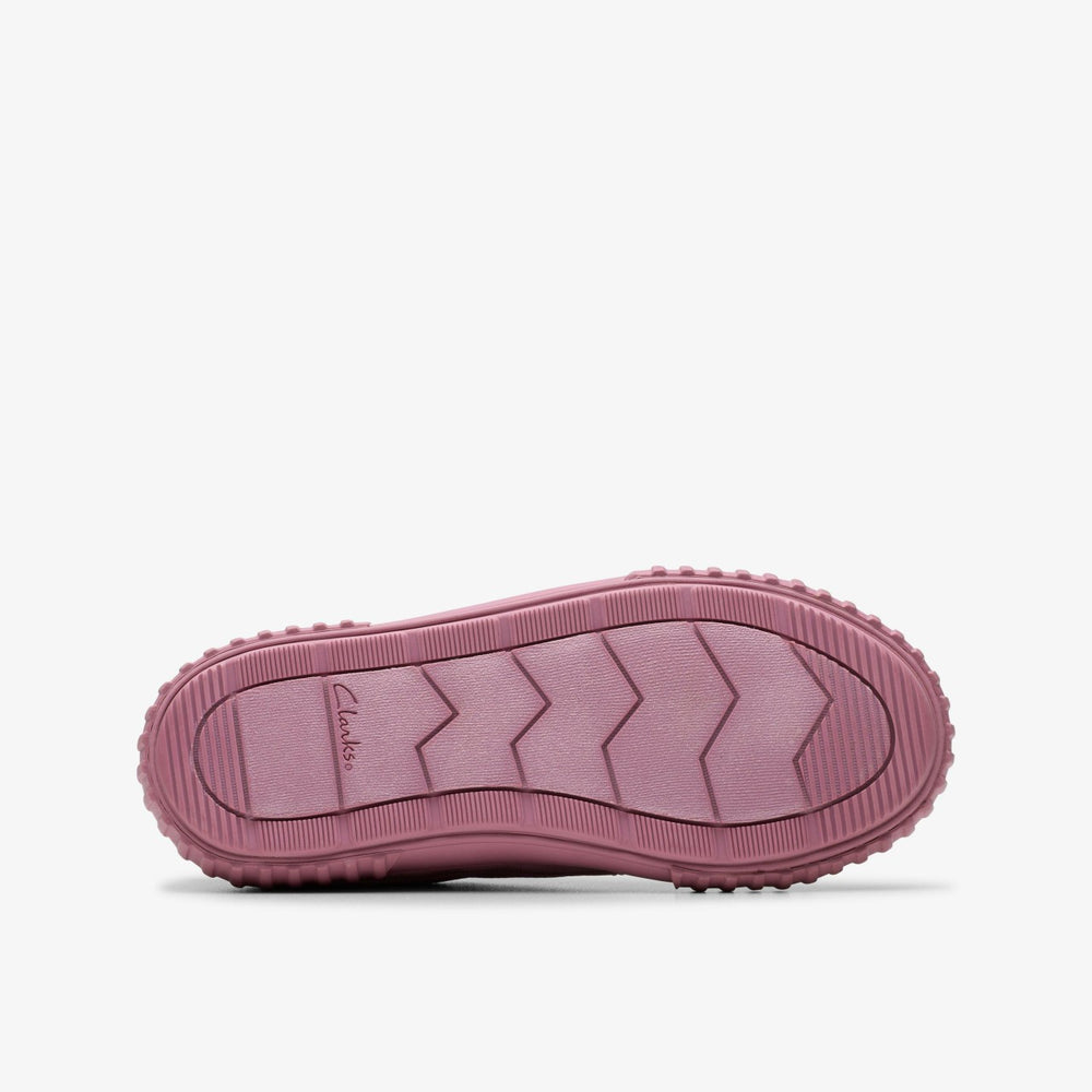 Foxing Stitch Kid Pink Fabric | Clarks for sale - Kids