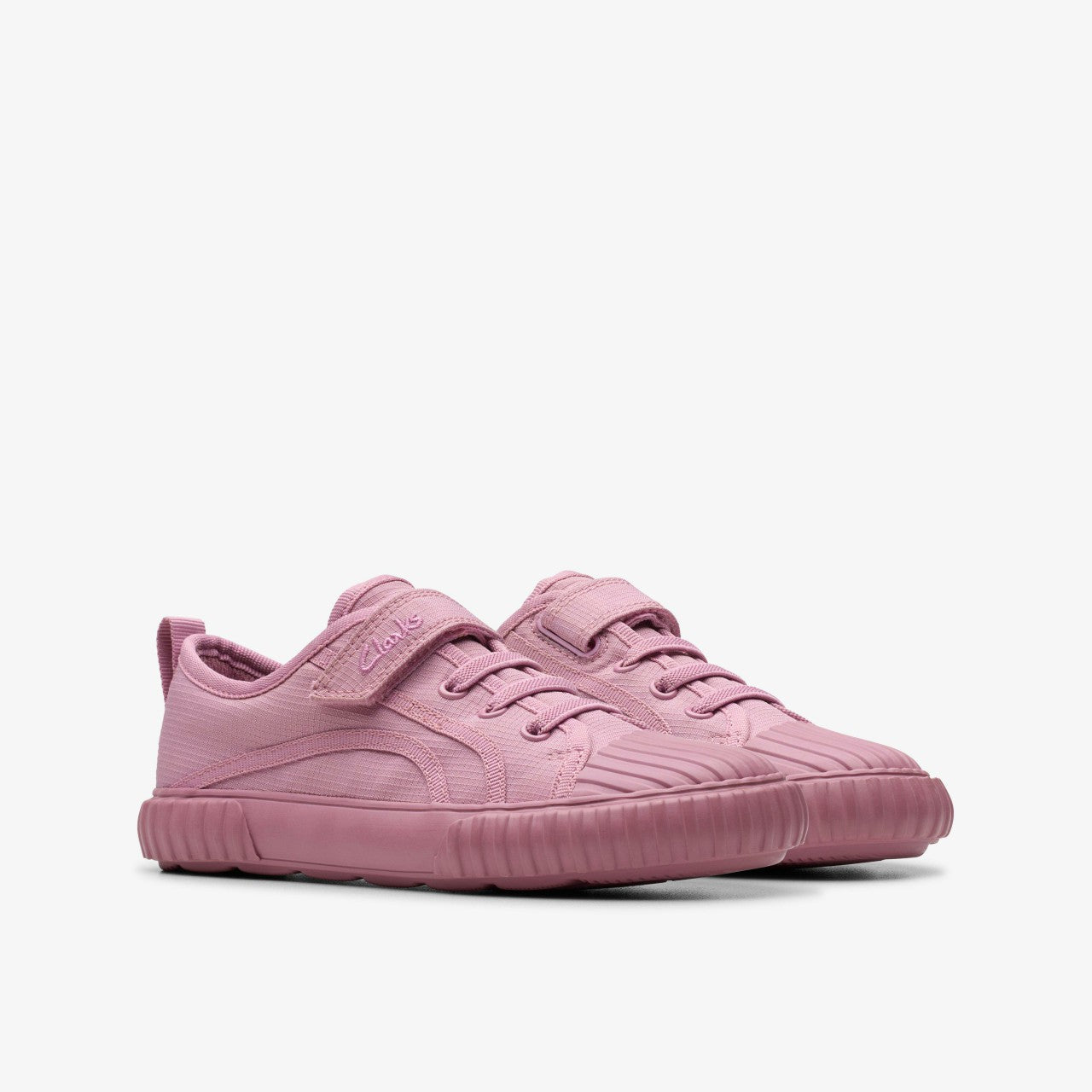 Foxing Stitch Kid Pink Fabric | Clarks for sale - Kids