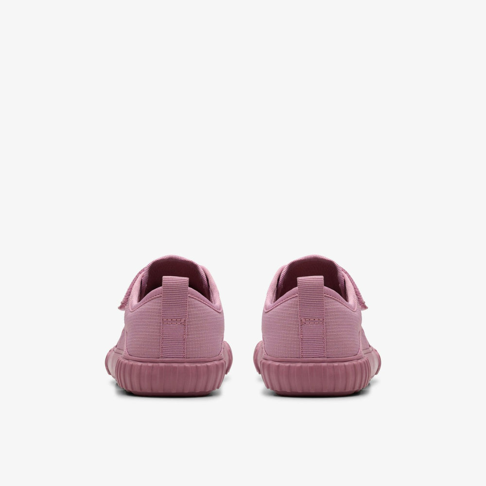 Foxing Stitch Kid Pink Fabric | Clarks for sale - Kids