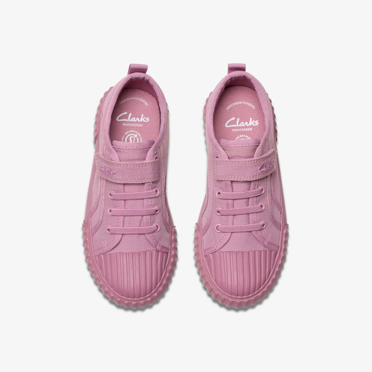 Foxing Stitch Kid Pink Fabric | Clarks for sale - Kids