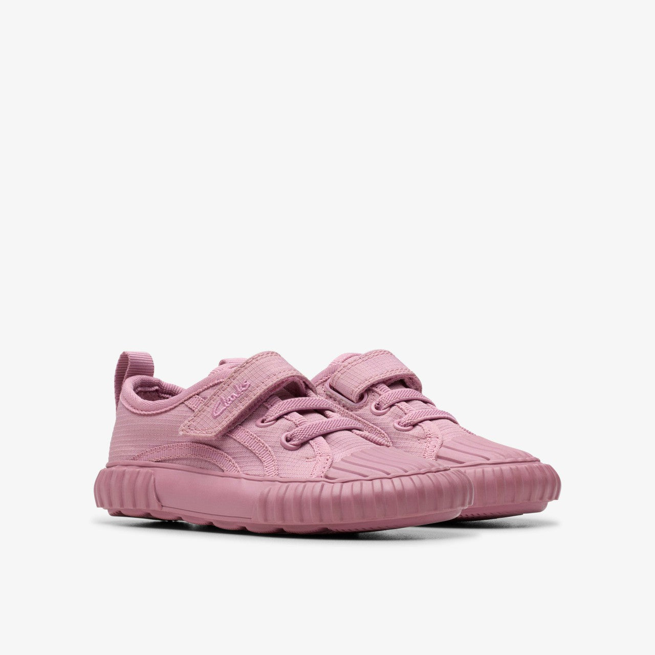 Foxing Stitch Toddler Pink Fabric | Clarks online - Kids / Babies