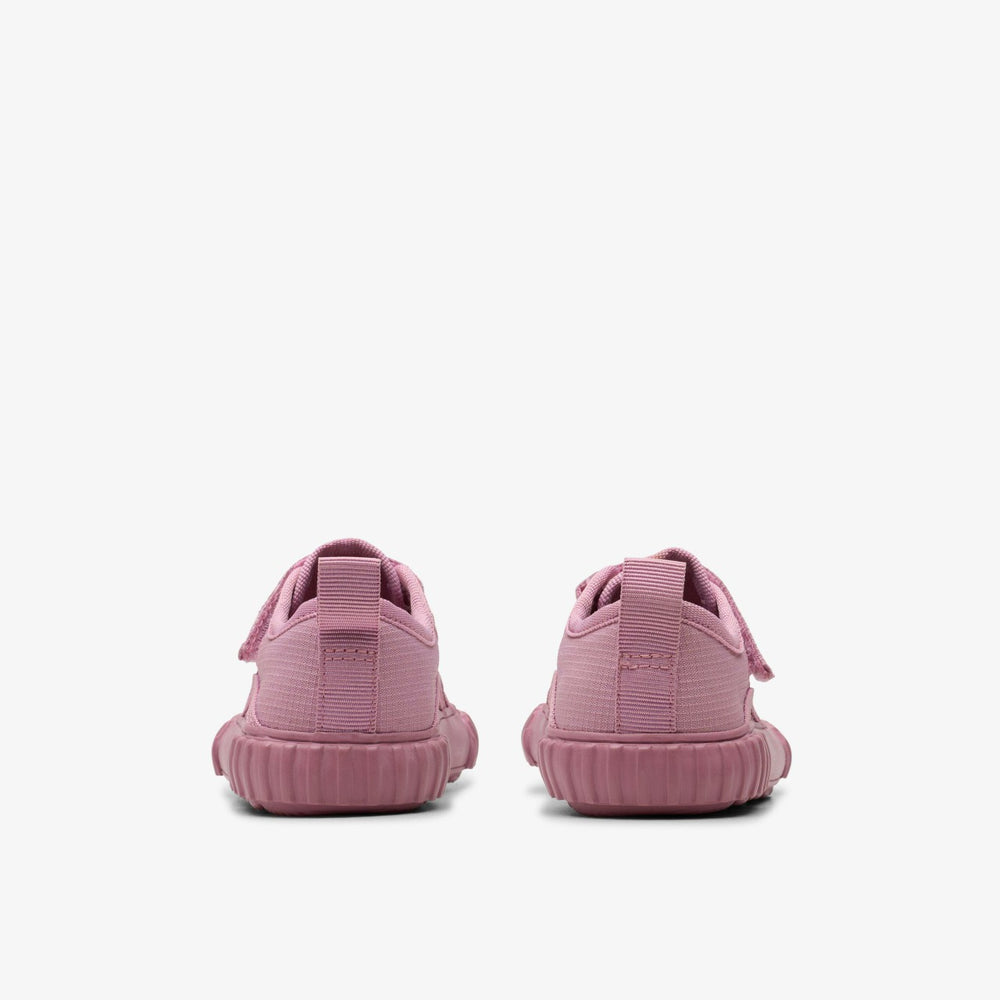 Foxing Stitch Toddler Pink Fabric | Clarks online - Kids / Babies