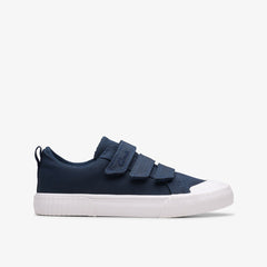 Foxing Vibe Kid Navy Canvas | Clarks outlet - Kids