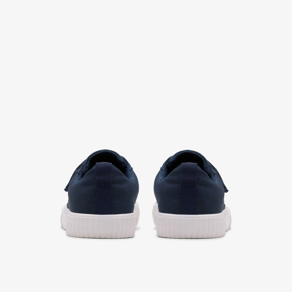 Foxing Vibe Kid Navy Canvas | Clarks outlet - Kids