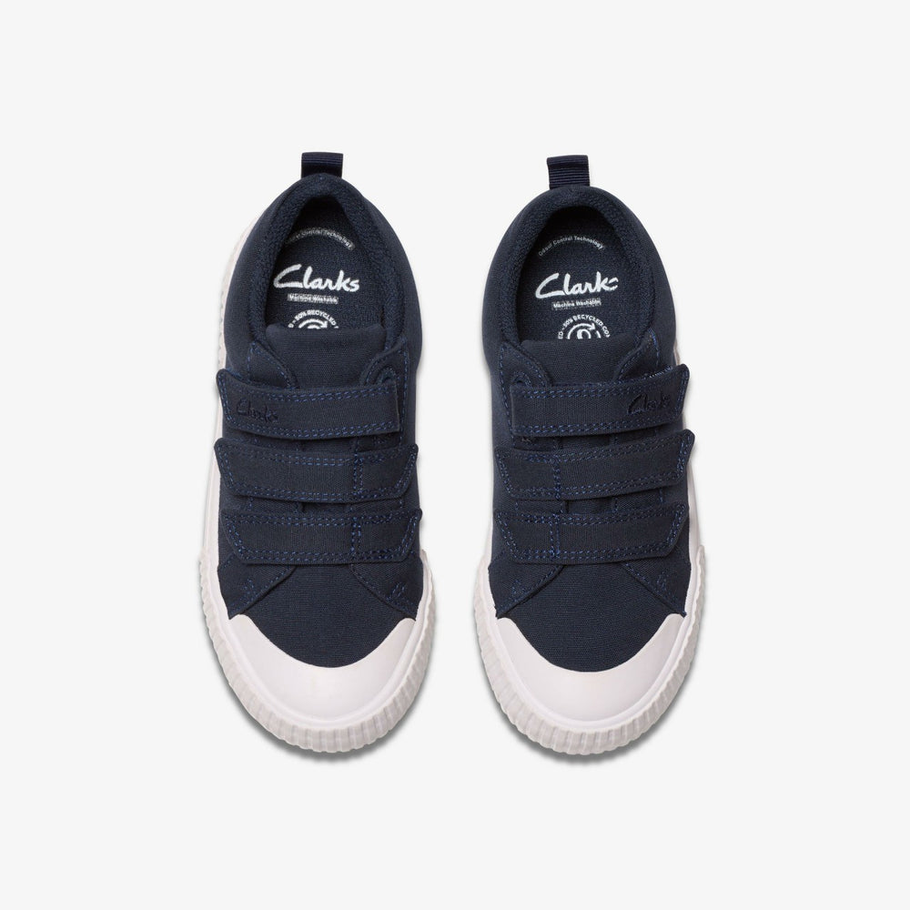 Foxing Vibe Kid Navy Canvas | Clarks outlet - Kids