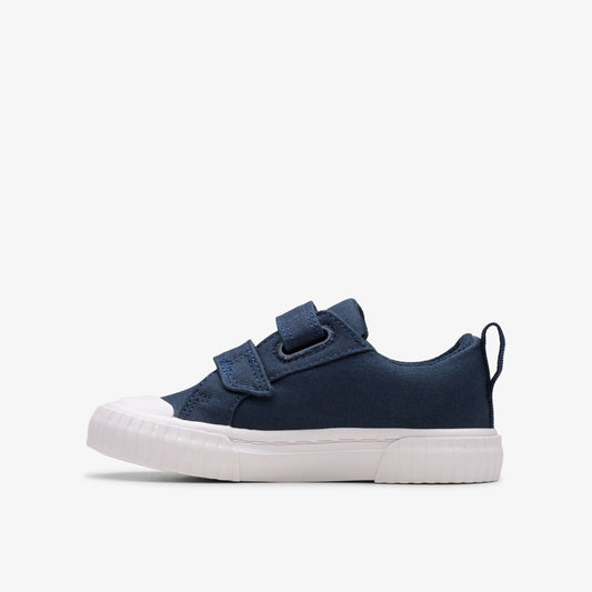 Foxing Vibe Toddler Navy Canvas | Clarks outlet - Kids