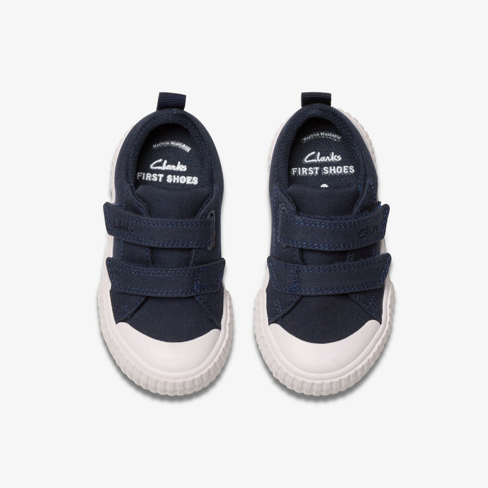 Foxing Vibe Toddler Navy Canvas | Clarks outlet - Kids