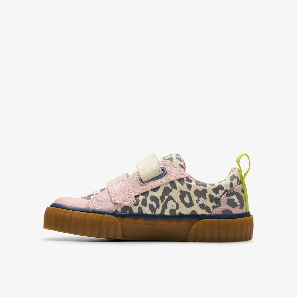 Foxing Vibe Toddler Ecru Canvas | Clarks on Sale - Kids / Babies