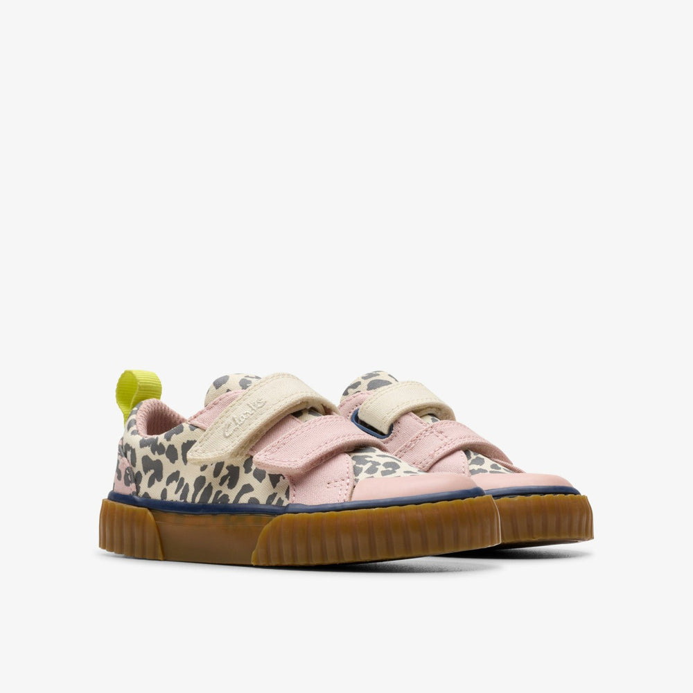 Foxing Vibe Toddler Ecru Canvas | Clarks on Sale - Kids / Babies