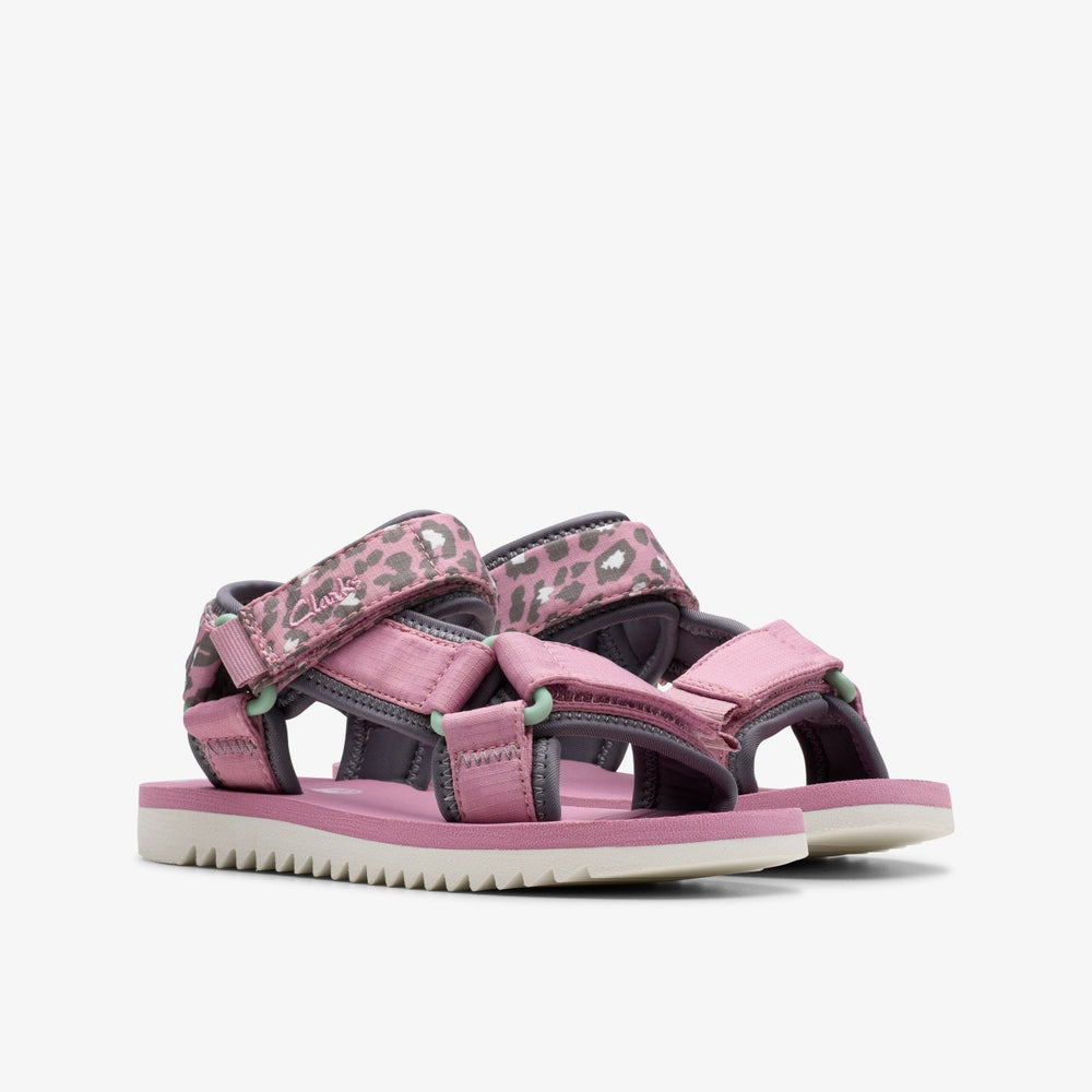 Peak Web Kid Pink / Print | Clarks for sale - Kids