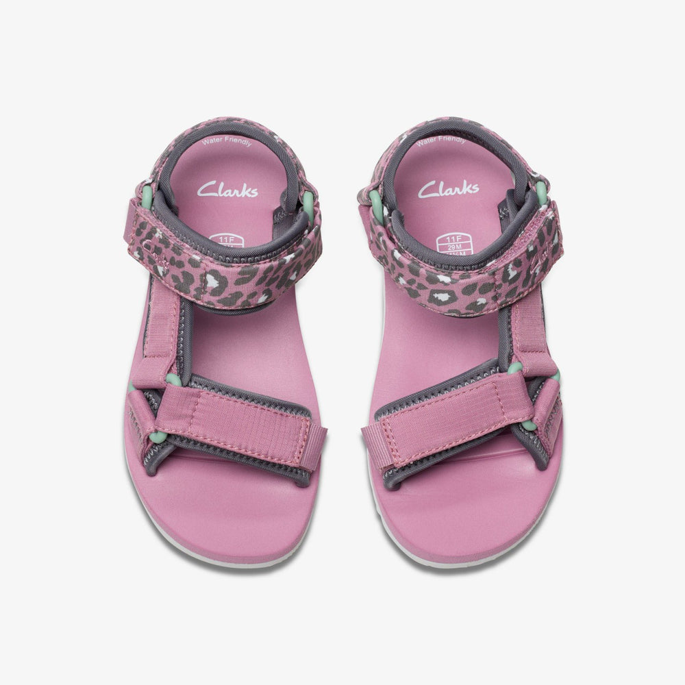 Peak Web Kid Pink / Print | Clarks for sale - Kids