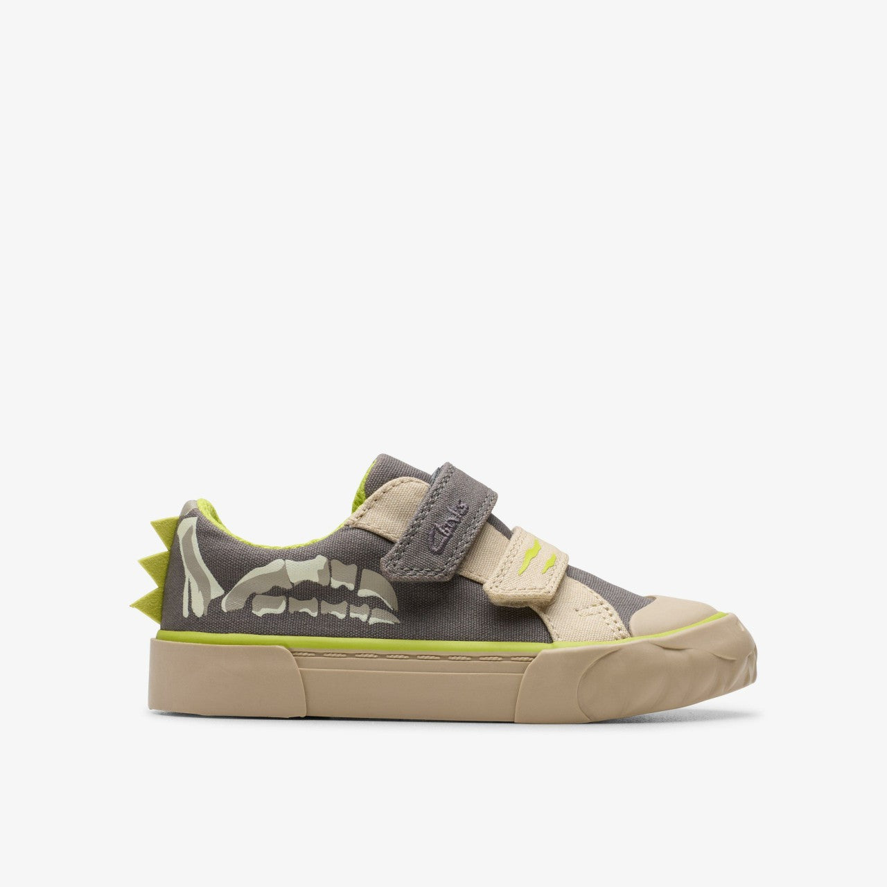 Foxing Stomp Toddler Grey Canvas | Clarks on Sale - Kids