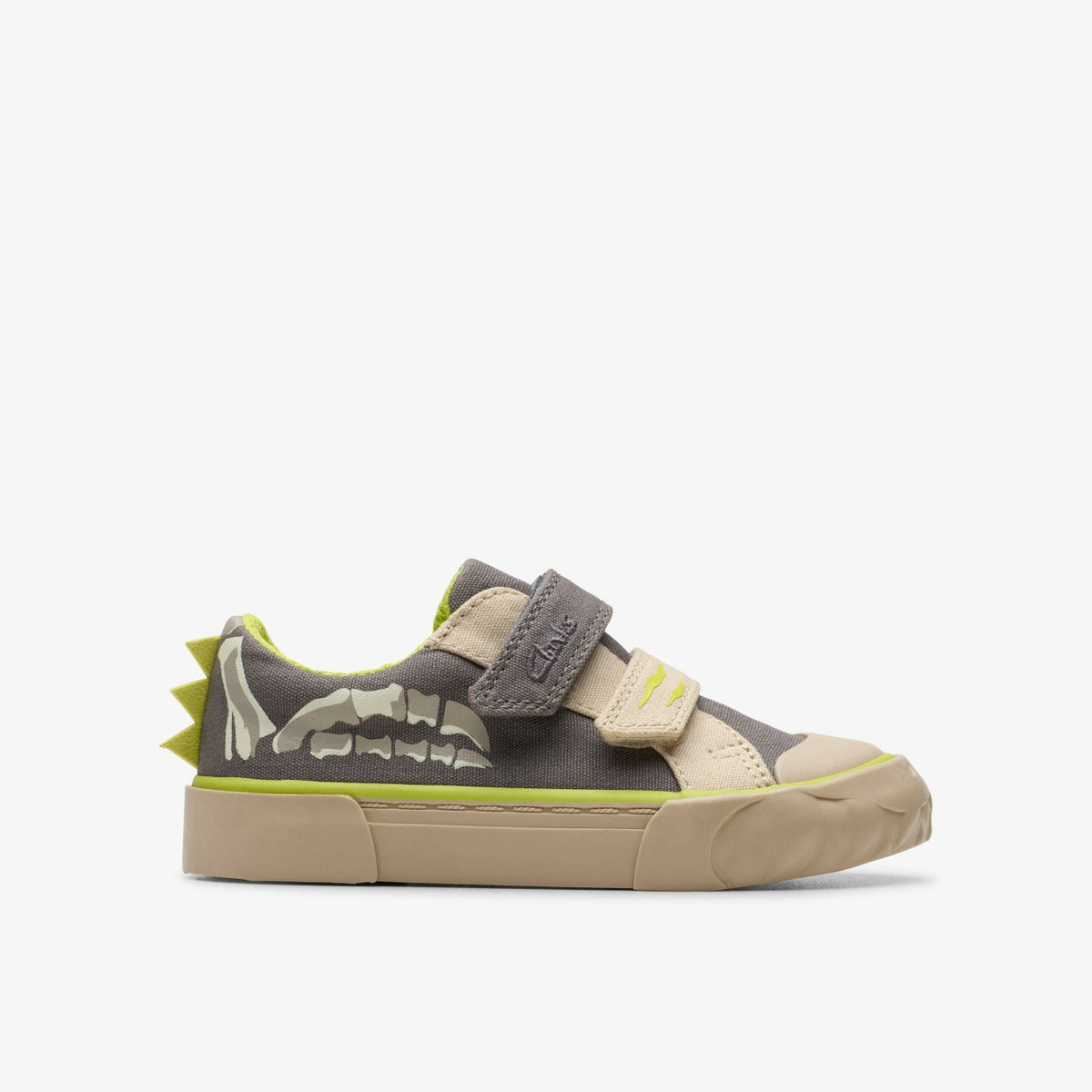Foxing Stomp Toddler Grey Canvas | Clarks on Sale - Kids