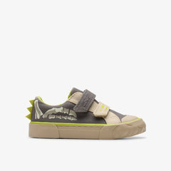 Foxing Stomp Toddler Grey Canvas | Clarks on Sale - Kids