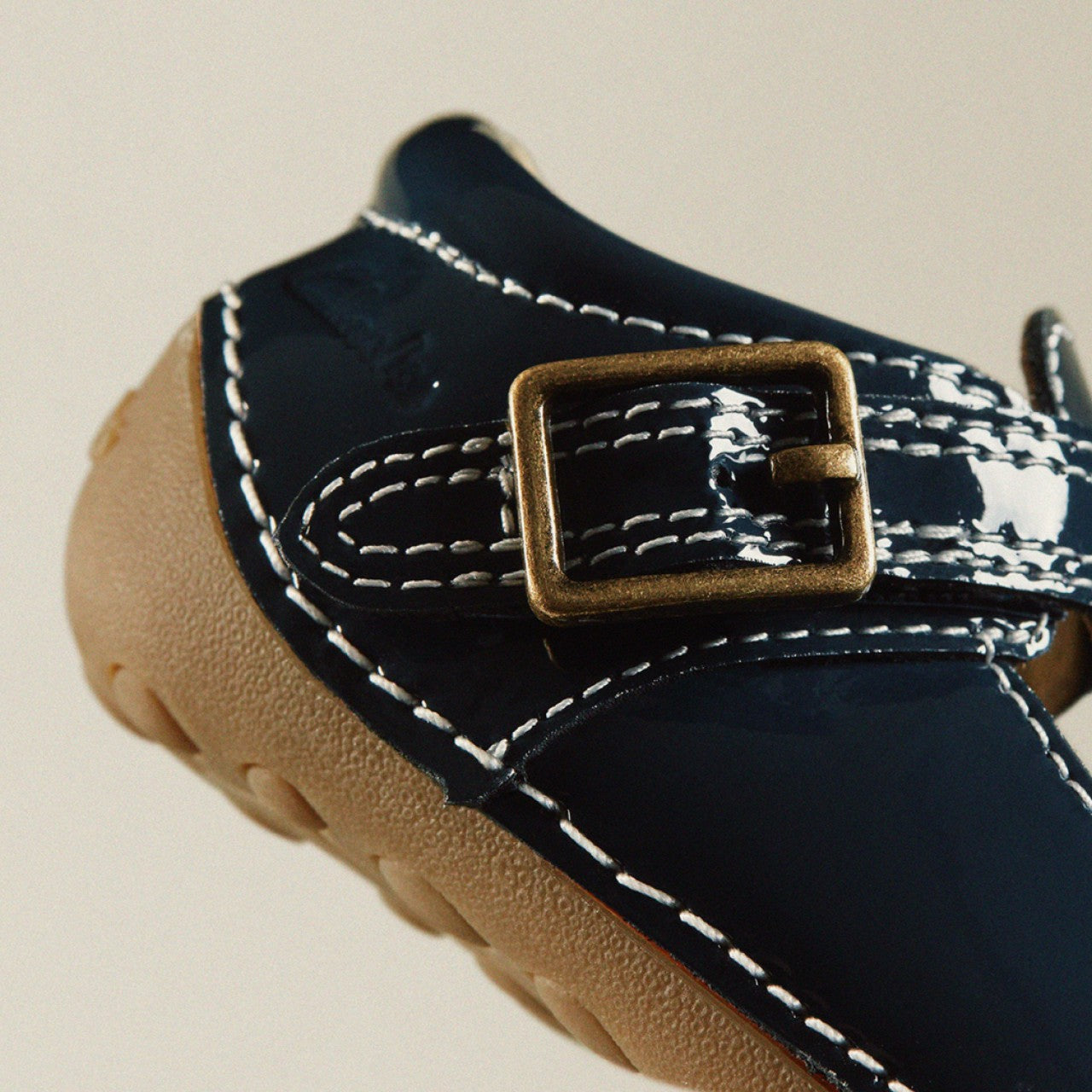 Tiny Skip Toddler Navy Patent | Clarks discount - Kids