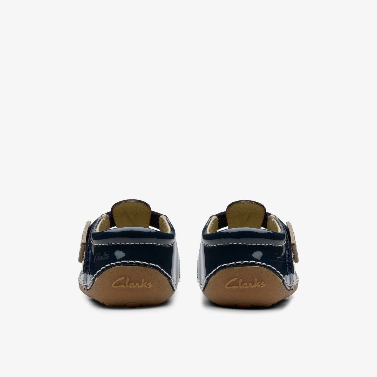 Tiny Skip Toddler Navy Patent | Clarks discount - Kids