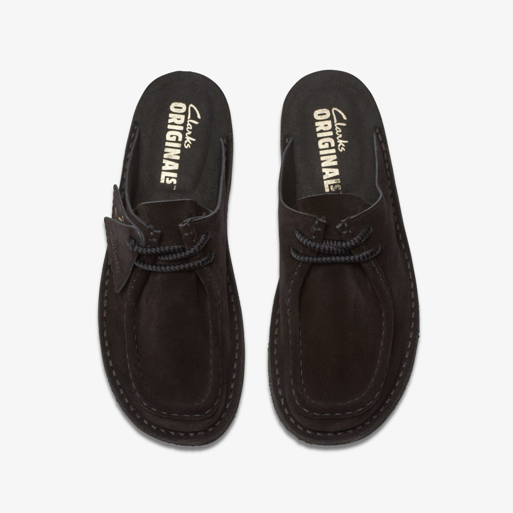 Desert Nomad Mule Black Suede | Clarks for sale - Women
