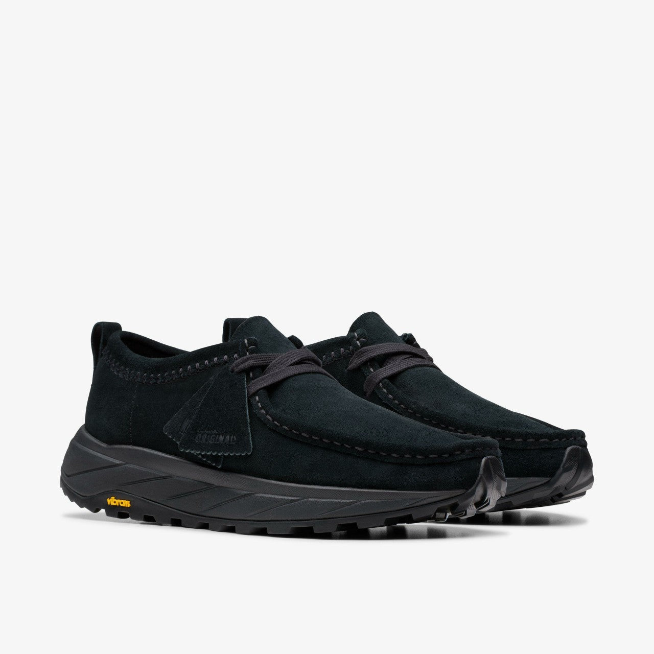 Walla Eden Lo Black / Black Suede | Clarks Sale - Men
