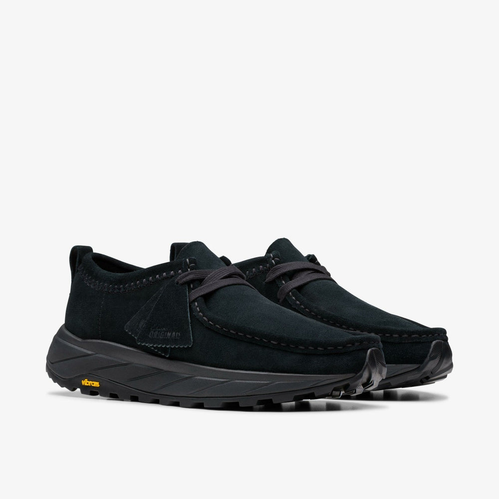 Walla Eden Lo Black / Black Suede | Clarks Sale - Men