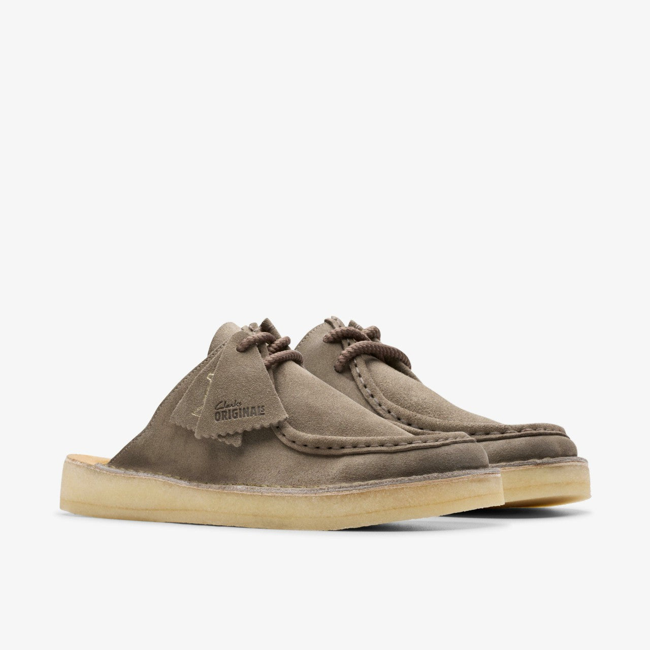 Desert Nomad Mule Grey / Sage | Clarks online - Men