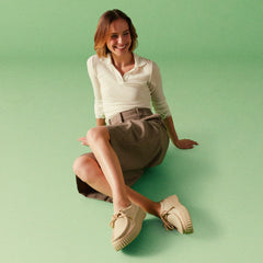Torhill Bee Ecru Suede | Clarks on Sale - Women
