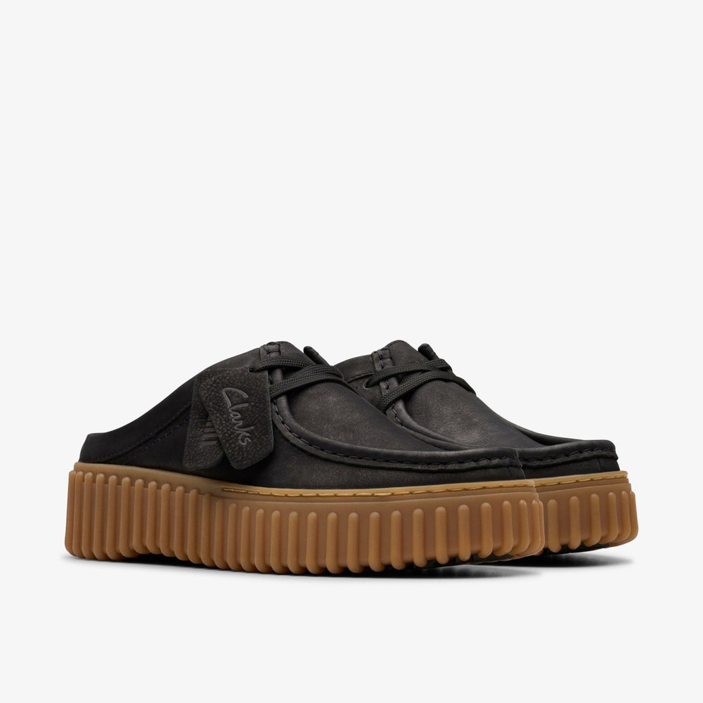 Torhill Mule Black Nubuck | Clarks outlet - Women