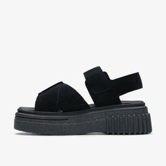 Evamar Wish Black Suede | Clarks outlet - Women