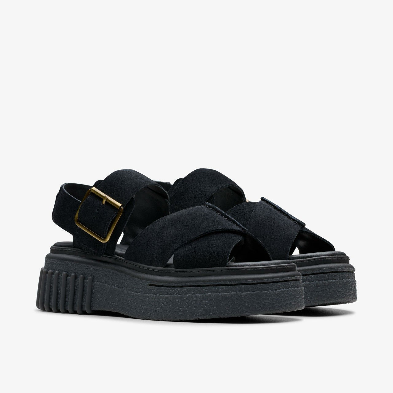 Evamar Wish Black Suede | Clarks outlet - Women