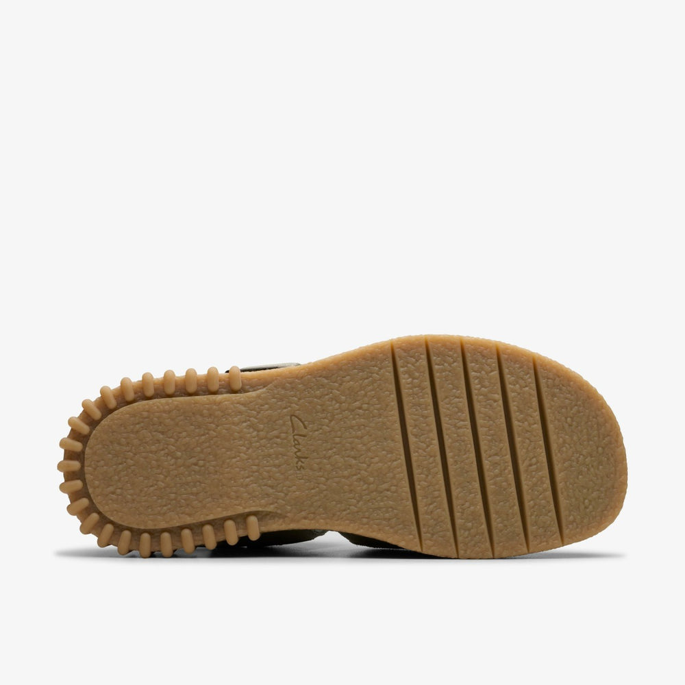Evamar Wish Light Green Suede | Clarks discount - Women