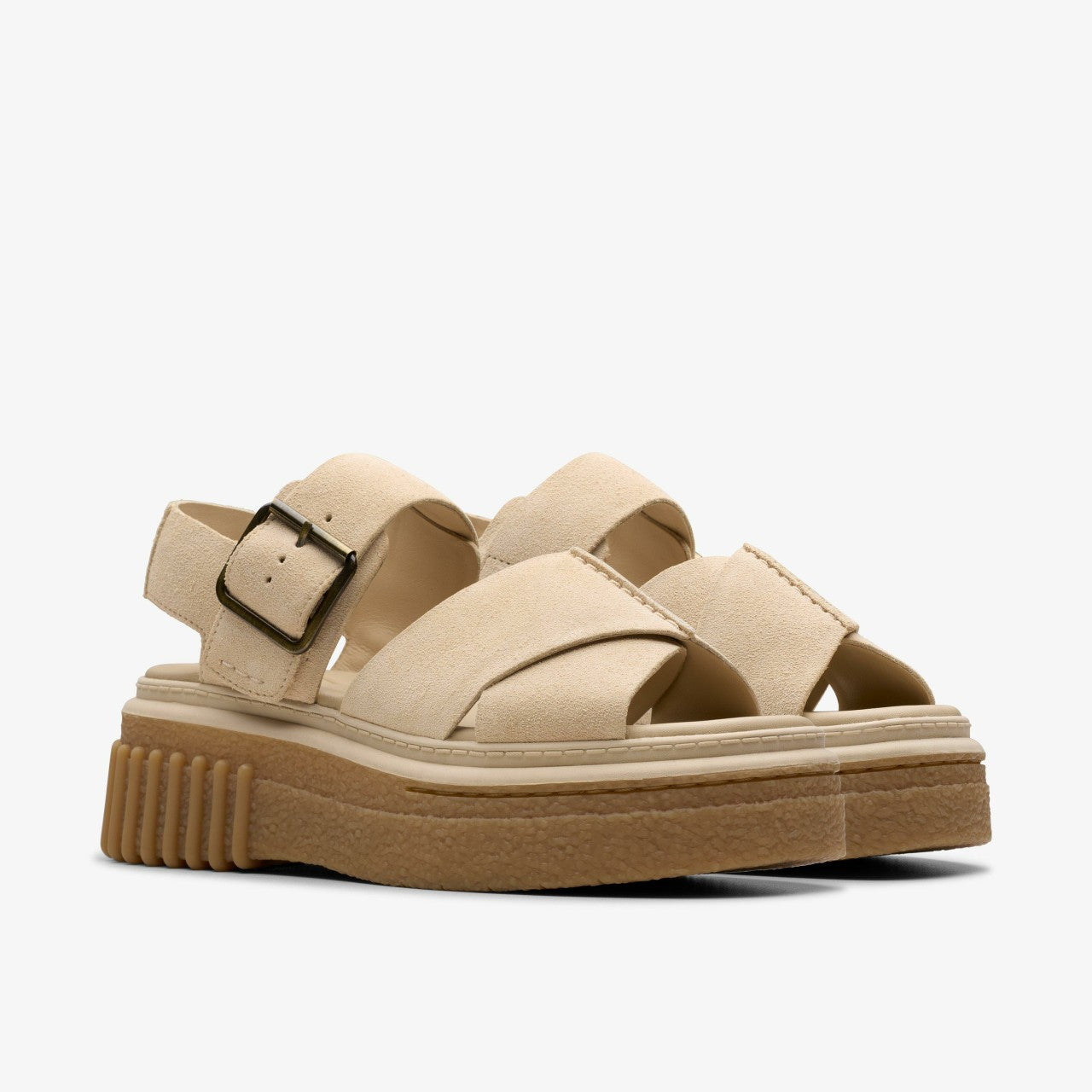 Evamar Wish Ecru Suede | Clarks Sale - Women