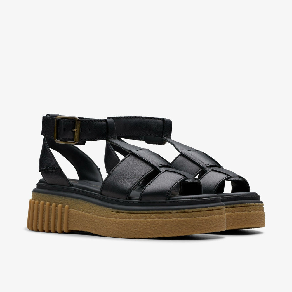 Evamar Sun Black Leather | Clarks online - Women