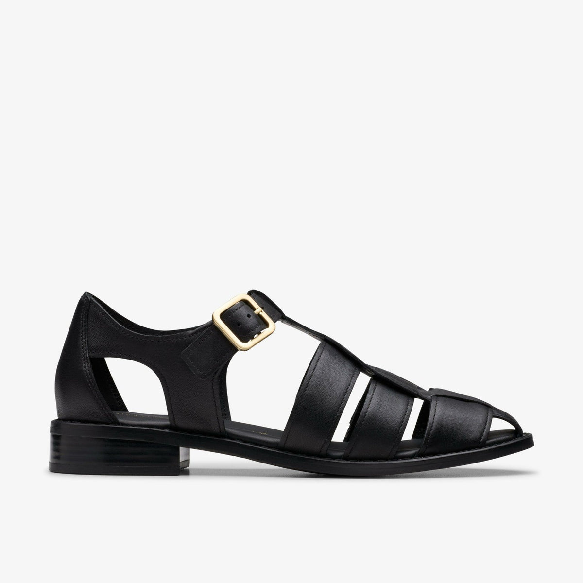 Hana Sun Black Leather | Clarks online - Women