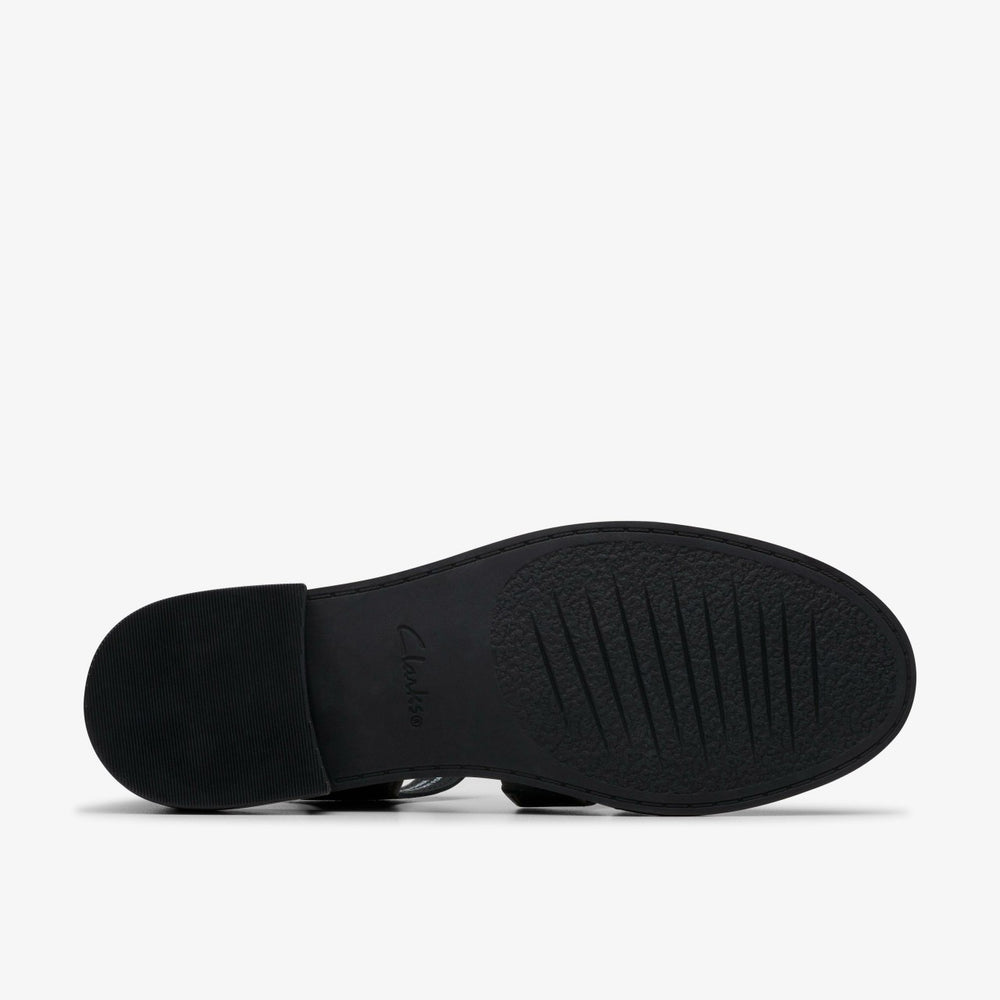 Hana Sun Black Leather | Clarks online - Women