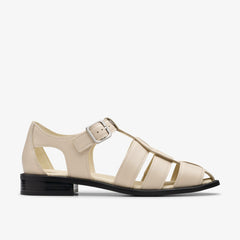 Hana Sun Off White Leather | Clarks discount - Women