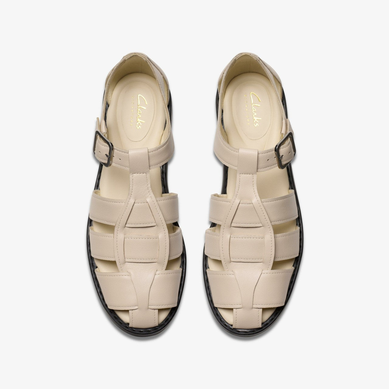 Hana Sun Off White Leather | Clarks discount - Women