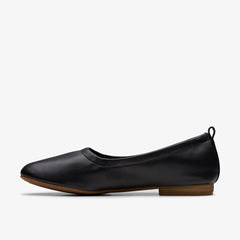 Fawna Soft Black Leather | Clarks for sale - Women