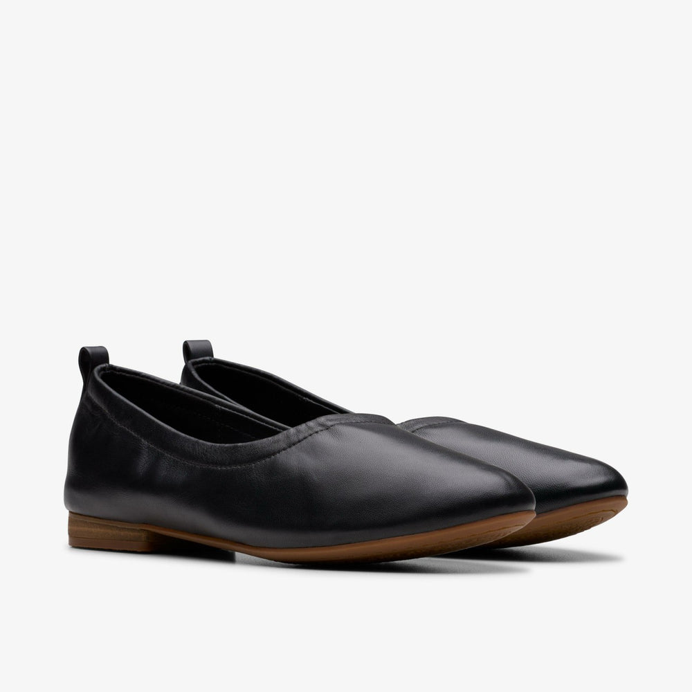 Fawna Soft Black Leather | Clarks for sale - Women