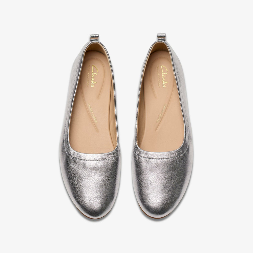 Fawna Soft Silver Metallic | Clarks outlet - Women