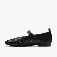 Fawna Jane Black Leather | Clarks on Sale - Women