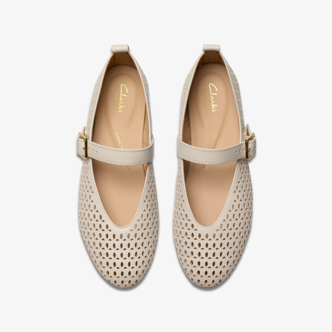 Fawna Jane Cream Leather | Clarks for sale - Women