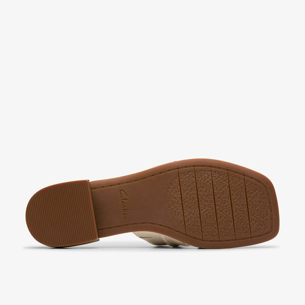 Ariany Mule Cream Leather | Clarks for sale - Women