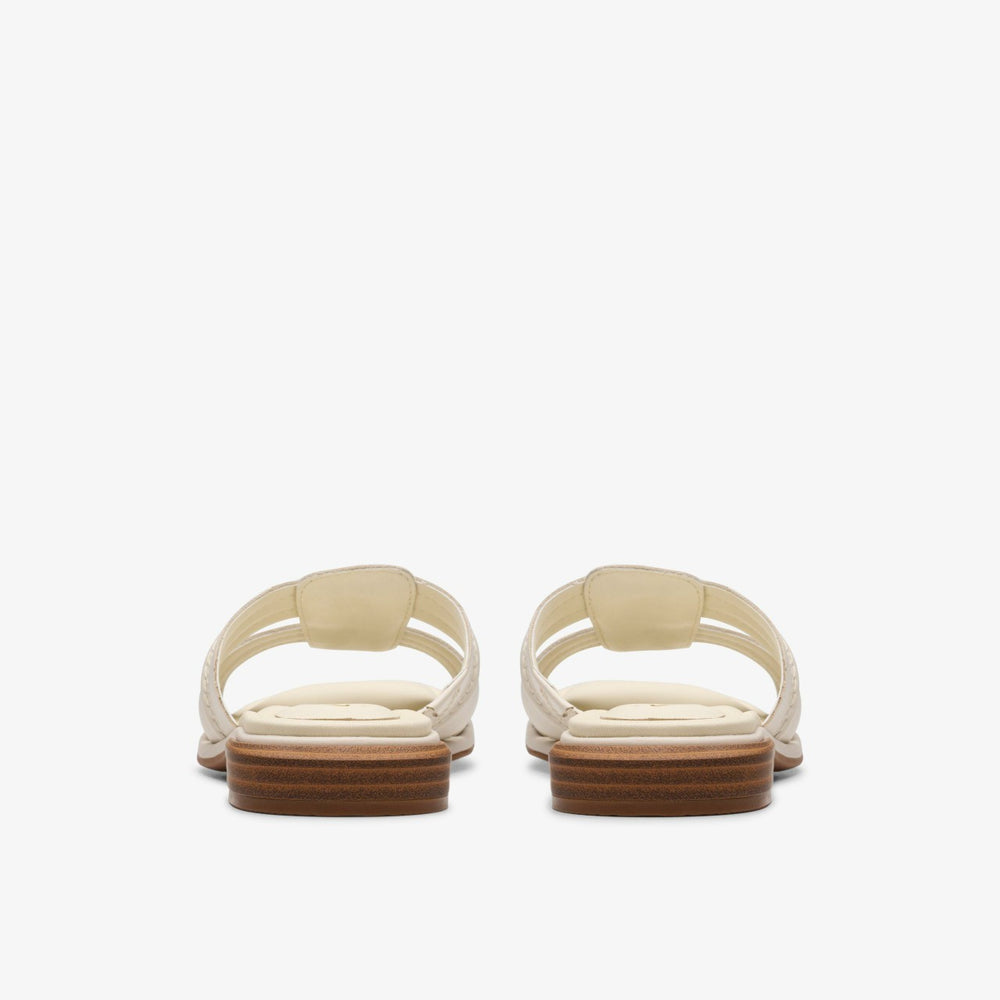Ariany Mule Cream Leather | Clarks for sale - Women