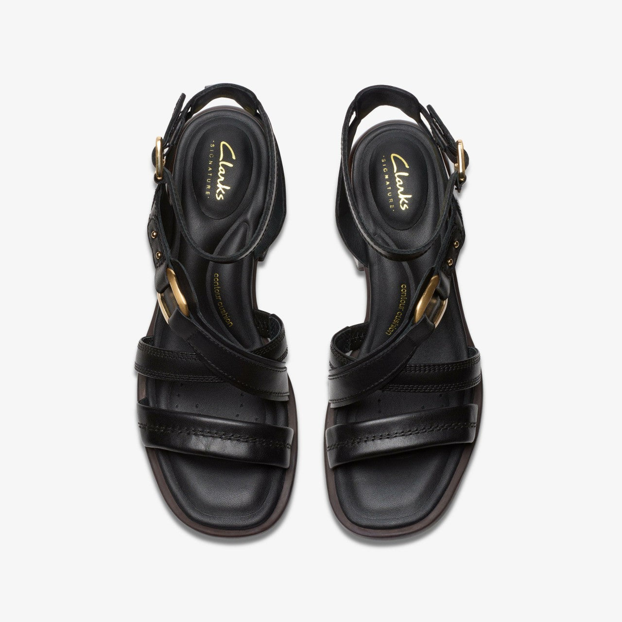 Morwyn Strap Black Leather | Clarks for sale - Women
